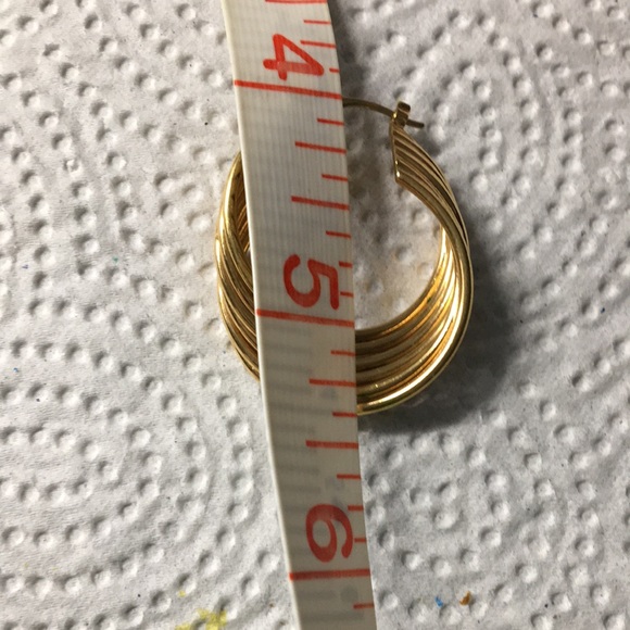 Yellow gold earrings - Picture 5 of 5